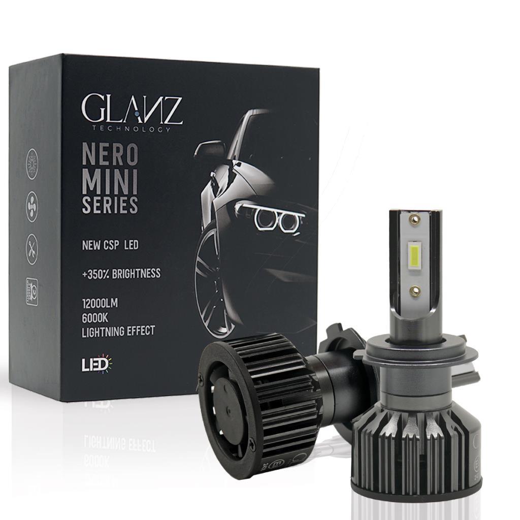 Glanz Mini/Slim Csp Led Xenon H7 H1 H4 9005 9006 H11 H3 12000Lm 527057252
